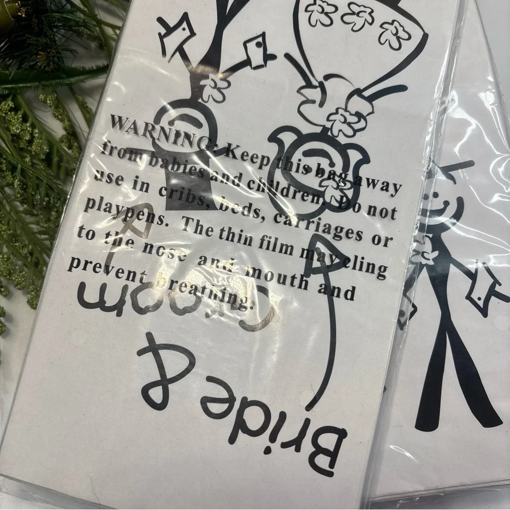 16 Wedding Favor/Treat Bags Bride & Groom Kids Treats Wedding Shower 10